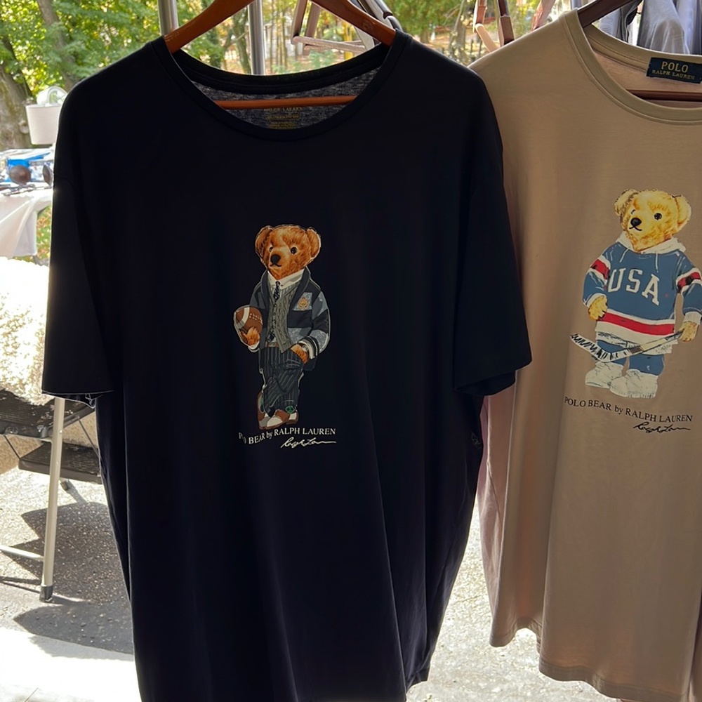 2 Polo by Ralph Lauren bear collection, T-shirts 2XL XXL New Never Worn